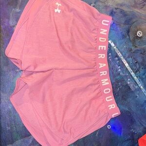 Under Armour Light Pink Workout Shorts
